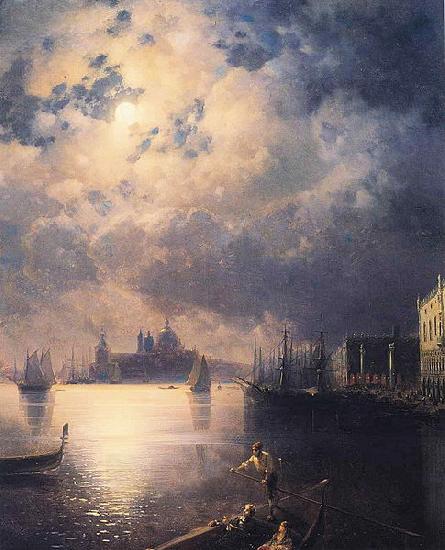 Ivan Aivazovsky Byron in Venice oil painting picture